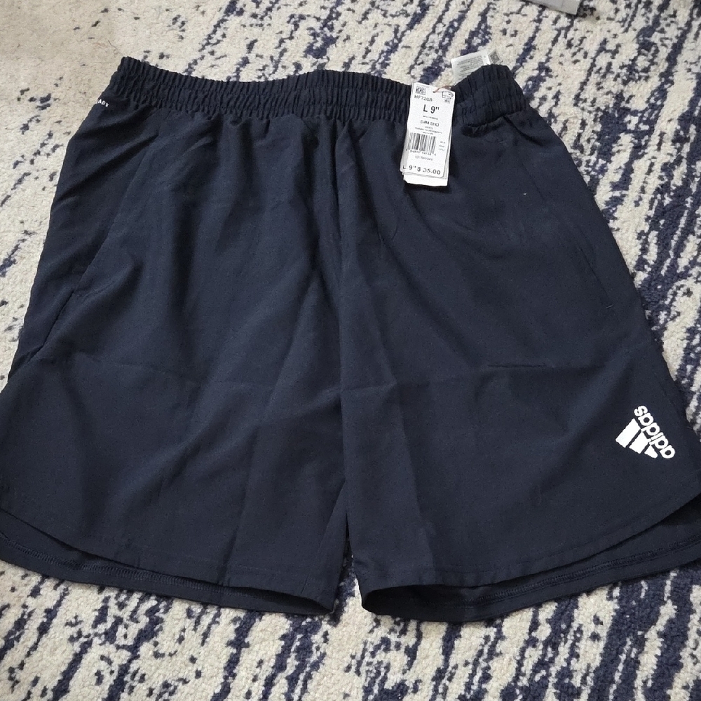 Adidas Men's Dark Blue Athletic Shorts